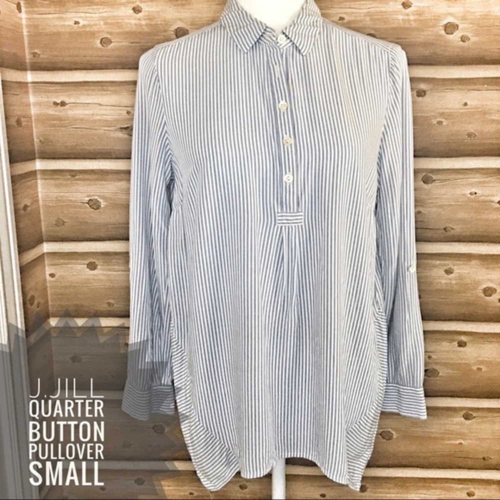 J.Jill Light Weight Button Down Pullove - image 4